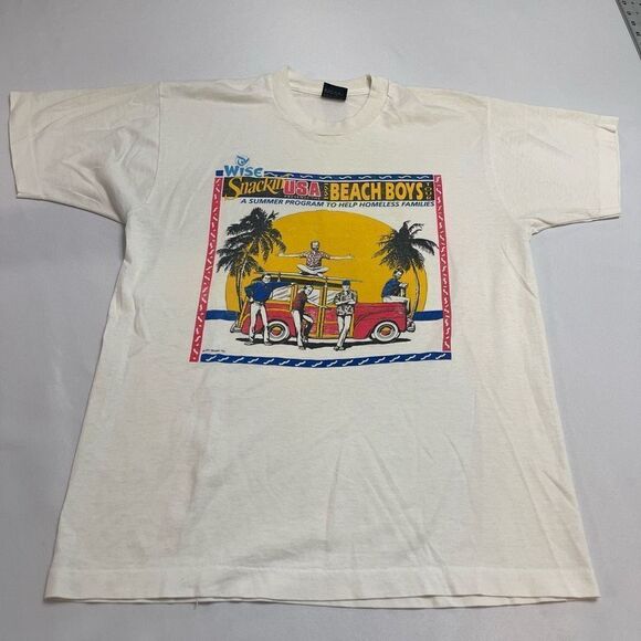 Screen Stars Best Beach Boys VTG Single Stitch T-Shirt Size Large - Picture 2 of 7